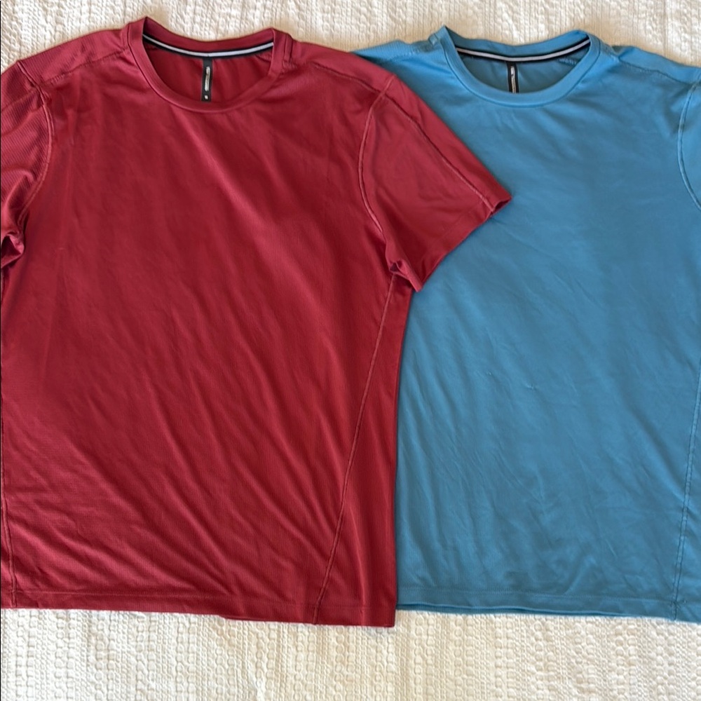 Ten Thousand Red and Blue Short Sleeve Tees - “The Lightweight Shirt”